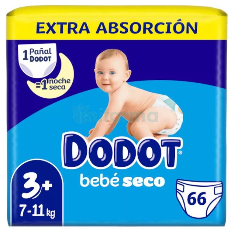 Dodot Baby Dry Diaper Pack Extra Absorbent T3 + 70Uds