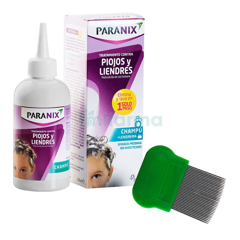 Paranix lice and nits shampoo comb 200ml - Head lice - care - & Hygiene | Mifarma.co.uk