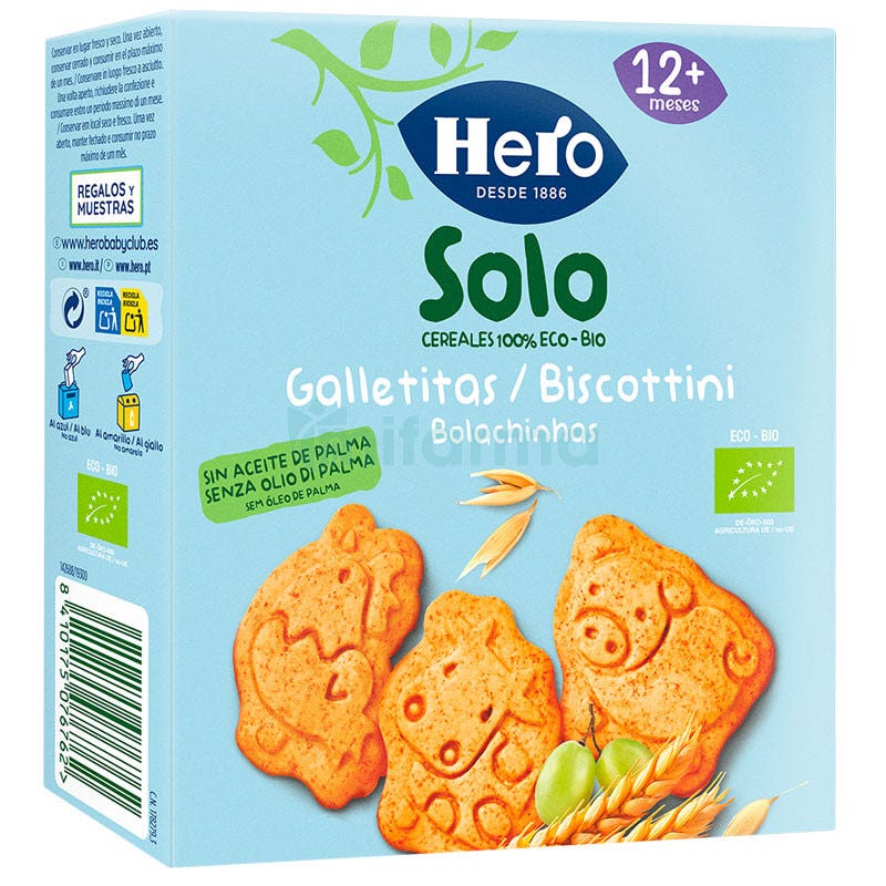 Hero Solo Animal Cookies + 12m 100Gr