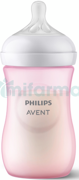 Biberón Natural Philips AVENT, Rosado