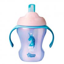 Tommee Tippee Explora Easy Drink Cana Straw Cup Color Lila 6m 230ml