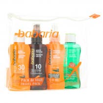 Babaria Body Travel Pack Protective Milk SPF30 100ml + Oil SPF10 100ml + Hair Protector 100ml + Balm 100ml