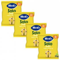 Hero Solo Puffs de Maiz y Avena Ecologicos 8m 4x25 gr