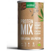 Purasana Vegan Mezcla de Proteina de Girasol en Polvo y Chocolate Bio 400 gr