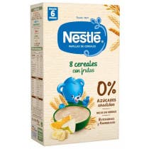 Nestle 8 Cereales con Frutas 6m 475 gr